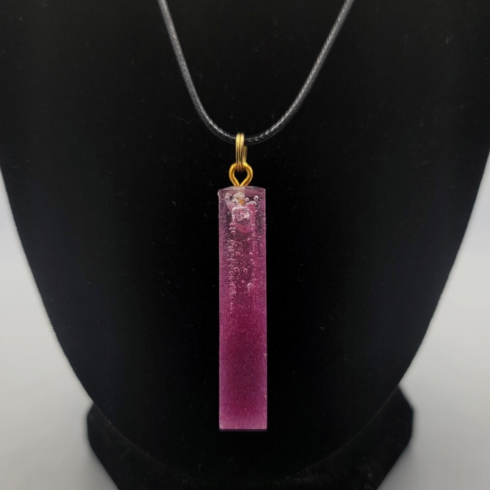 Handmade Purple Fizzy Necklace